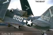 The Beast - sb2c dive bomber flown by VB-87 